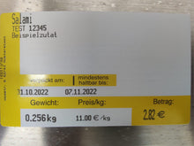 Laden Sie das Bild in den Galerie-Viewer, Mettler FreshWay Auszeichnungswaage mit Etikettendrucker - unsere Empfehlung zum Auszeichnen