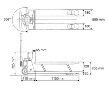 Charger l'image dans la galerie, Wiegehubwagen KERN VHB